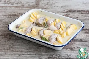 Рыба с картошкой в сметане - пошаговый рецепт Рыба с картошкой в сметане - пошаговый рецепт