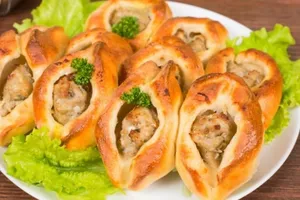 Розтягай з куркою - покроковий рецепт Розтягай з куркою - покроковий рецепт
