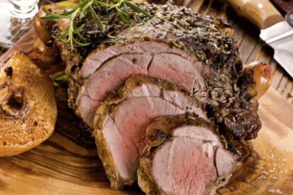 Жареное мясо с травами