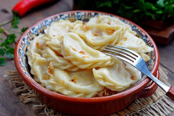 Вареники с картошкой на воде