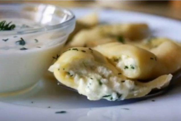 Вареники із сиром солоні