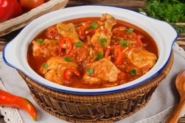 Жареная свинина по-грузински