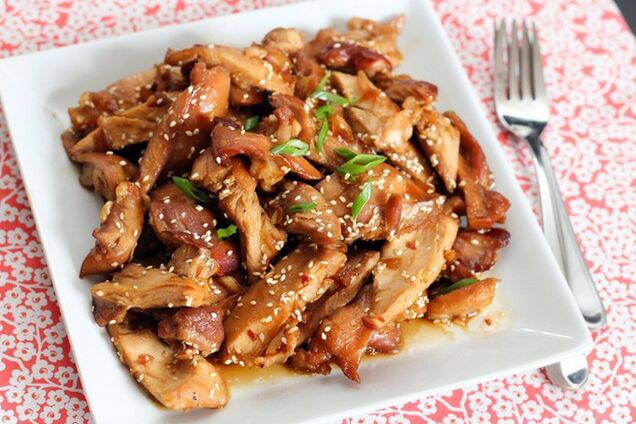 Жареная курица по-японски