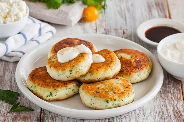 Соленые сырники