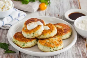 Соленые сырники - пошаговый рецепт Соленые сырники - пошаговый рецепт