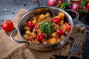 Жареная баранина с овощами - пошаговый рецепт Жареная баранина с овощами - пошаговый рецепт