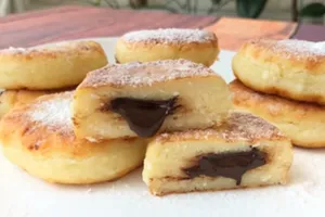 Сырники с жидким шоколадом - пошаговый рецепт Сырники с жидким шоколадом - пошаговый рецепт