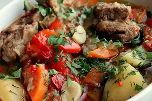 Буглама с картошкой - пошаговый рецепт Буглама с картошкой - пошаговый рецепт