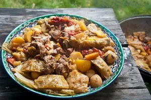 Дімлама з курки - покроковий рецепт Дімлама з курки - покроковий рецепт