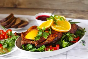 Жареная утка кусочками - пошаговый рецепт Жареная утка кусочками - пошаговый рецепт
