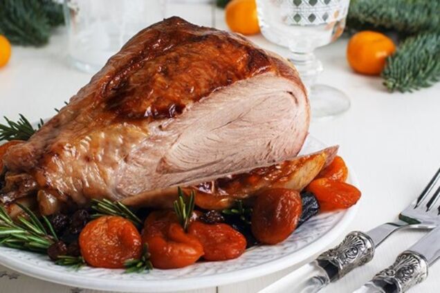 Індичка в рукаві з медом