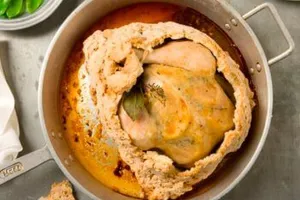 Курица в дрожжевом тесте - пошаговый рецепт Курица в дрожжевом тесте - пошаговый рецепт
