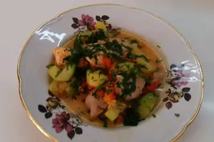 Тушеная курица с кабачками - пошаговый рецепт Тушеная курица с кабачками - пошаговый рецепт