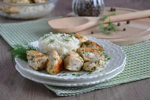 Диетическая курица, тушеная в кефире - пошаговый рецепт Диетическая курица, тушеная в кефире - пошаговый рецепт