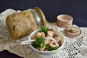 Курка в банці з овочами - покроковий рецепт Курка в банці з овочами - покроковий рецепт