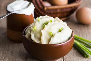 Вареники с творогом и луком - пошаговый рецепт Вареники с творогом и луком - пошаговый рецепт