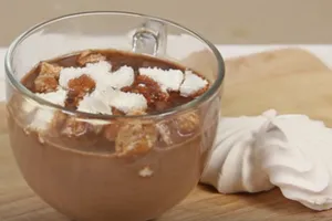 Горячий шоколад с зефиром и корицей - пошаговый рецепт Горячий шоколад с зефиром и корицей - пошаговый рецепт
