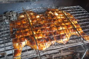 Курица гриль на углях - пошаговый рецепт Курица гриль на углях - пошаговый рецепт