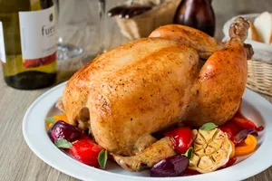 Жареная курица в рукаве - пошаговый рецепт Жареная курица в рукаве - пошаговый рецепт