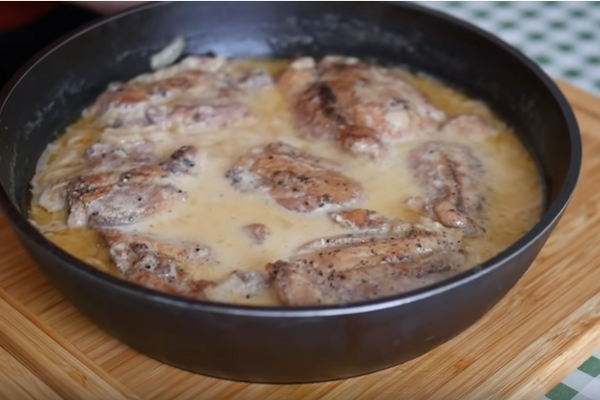 Тушкована курка по-кабардинськи