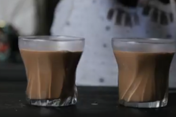 Горячий шоколад с растворимым кофе