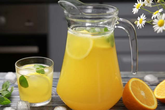 Апельсиновий лимонад із медом