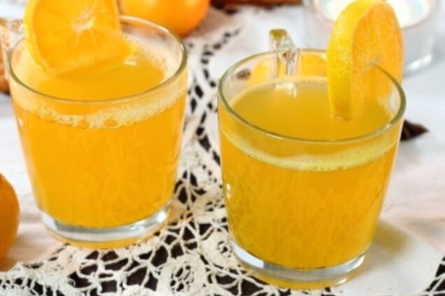 Глинтвейн из белого вина с апельсином