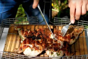 Курица на мангале целиком - пошаговый рецепт Курица на мангале целиком - пошаговый рецепт