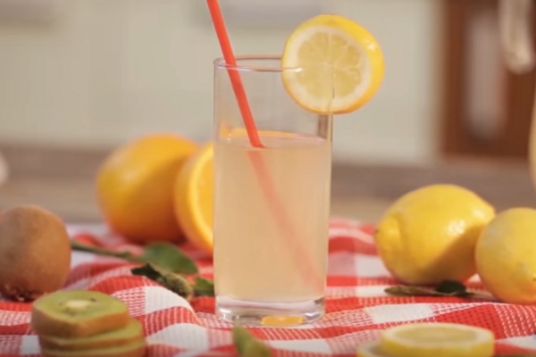 Мятный лимонад с лимоном