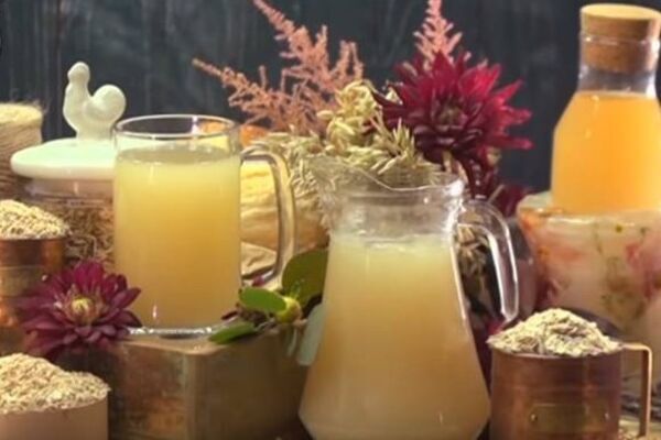 Овсяный квас с изюмом