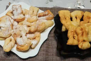 Повітряні вергуни - покроковий рецепт Повітряні вергуни - покроковий рецепт
