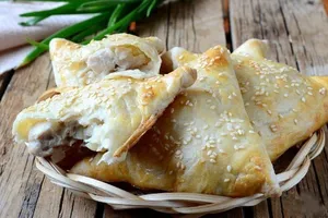 Самса из лаваша - пошаговый рецепт Самса из лаваша - пошаговый рецепт