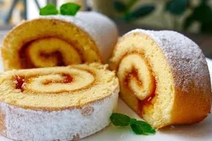 Рулет к чаю - пошаговый рецепт Рулет к чаю - пошаговый рецепт