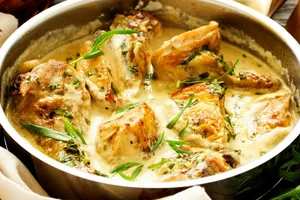 Правильное куриное фрикасе - пошаговый рецепт Правильное куриное фрикасе - пошаговый рецепт
