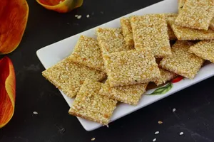 Быстрые козинаки из кунжута - пошаговый рецепт Быстрые козинаки из кунжута - пошаговый рецепт