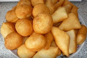 Баурсаки без яиц и молока - пошаговый рецепт Баурсаки без яиц и молока - пошаговый рецепт