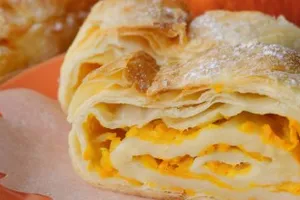 Вертута с тыквой и изюмом - пошаговый рецепт Вертута с тыквой и изюмом - пошаговый рецепт