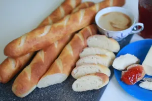 Вершковий багет - покроковий рецепт Вершковий багет - покроковий рецепт
