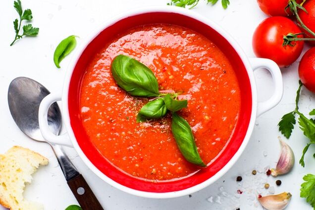 Гаспачо с сельдереем