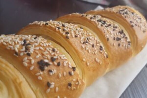 Слоеный багет