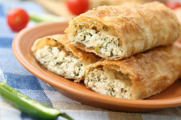 Вертута з витяжного тіста