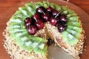 Торт из пряников с фруктами - пошаговый рецепт Торт из пряников с фруктами - пошаговый рецепт