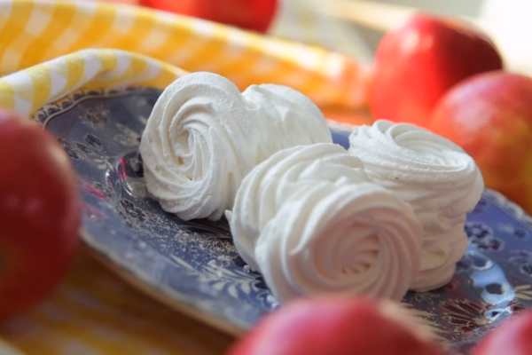 Зефір із яблук на агар-агарі