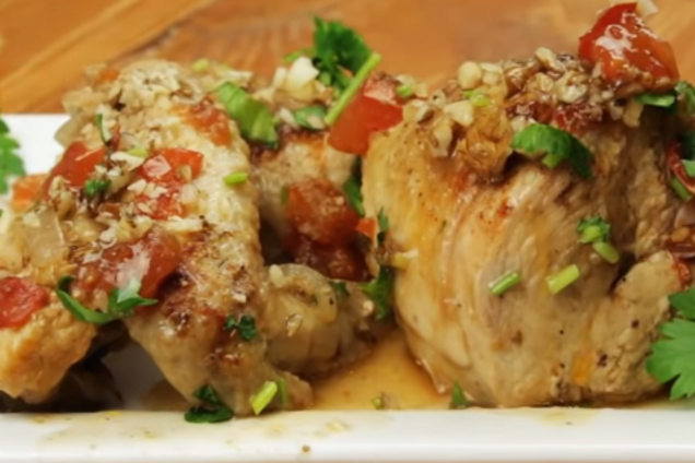 Чахохбили с орехами