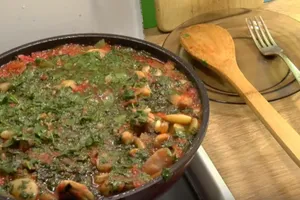 Чахохбили с фасолью - пошаговый рецепт Чахохбили с фасолью - пошаговый рецепт