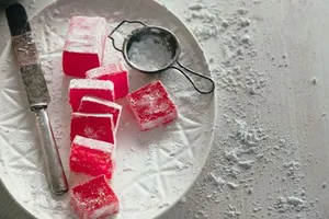 Рахат-лукум на соке - пошаговый рецепт Рахат-лукум на соке - пошаговый рецепт