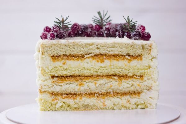 Торт з кокосовою стружкою