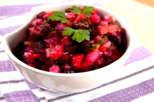 Винегрет со свежей капустой - пошаговый рецепт Винегрет со свежей капустой - пошаговый рецепт