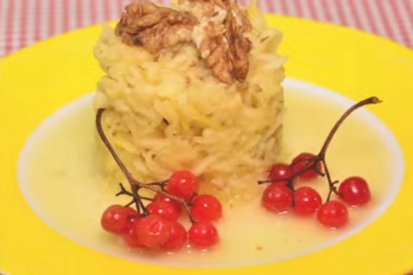 Салат з гарбузом і яблуком