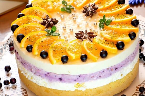 Торт з апельсинами